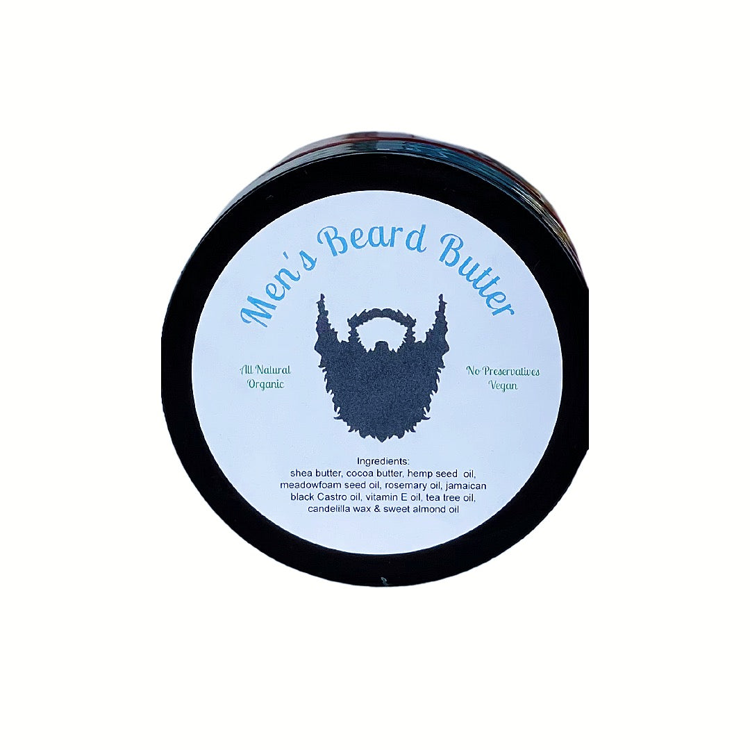 Nourishing Beard Butter. Helps to moisturize & groom your beard guys. All natural ingredients & smells great!